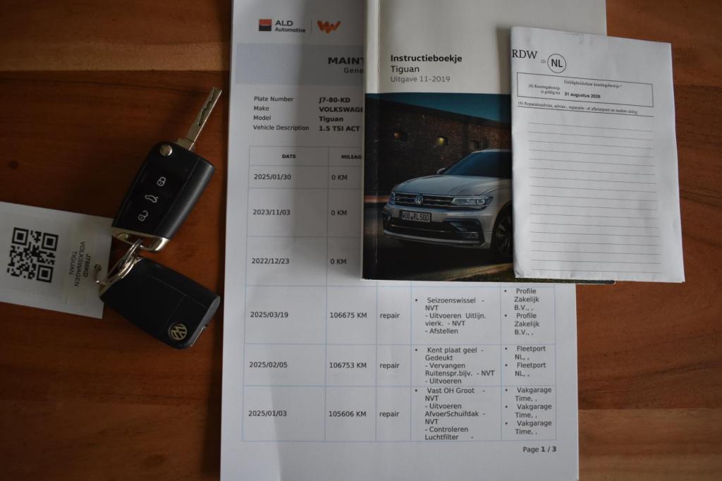 Volkswagen Tiguan 1.5 tsi act r-line | leder | pano | camera | nap | virtua