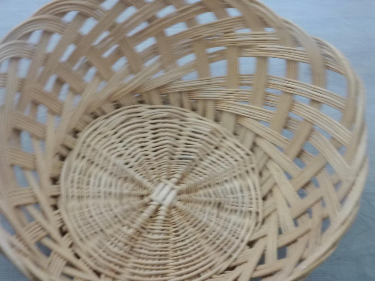 Rieten mand.