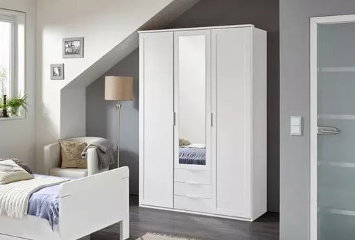 Senioren comfort bed 100 x 200 cm met instelbare lighoogte. Wit
