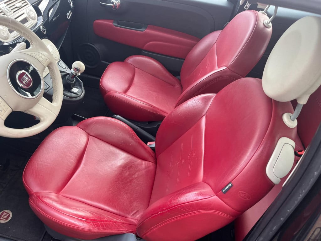 Fiat 500 1.4-16v lounge | leder | orig. nl | nwe apk |