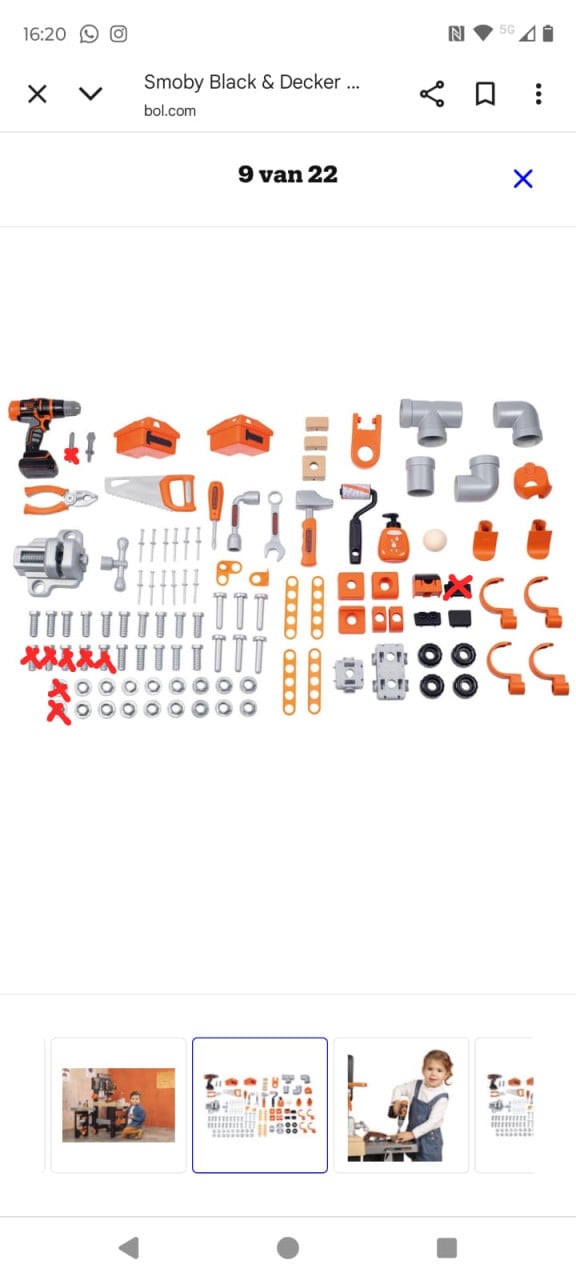 Smoby Black & Decker Mega Center - Speelgoedwerkbank