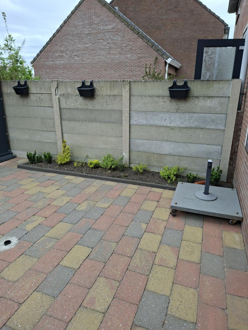 Schutting 10 meter beton