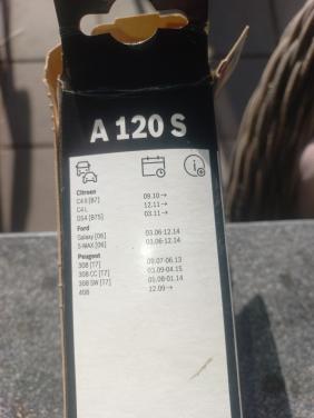 Bosch aerotwin A120S ruitenwisser bladen