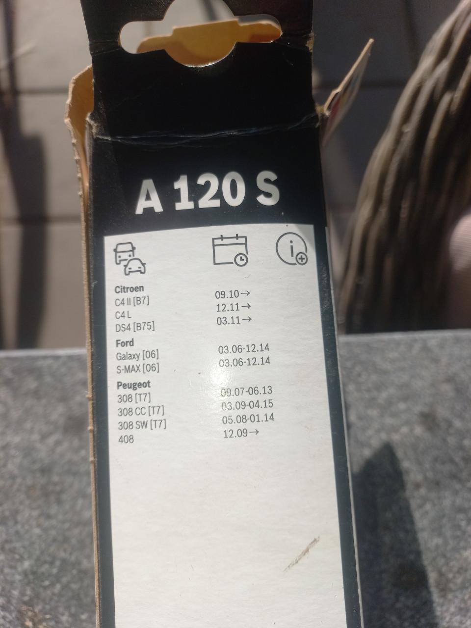 Bosch aerotwin A120S ruitenwisser bladen