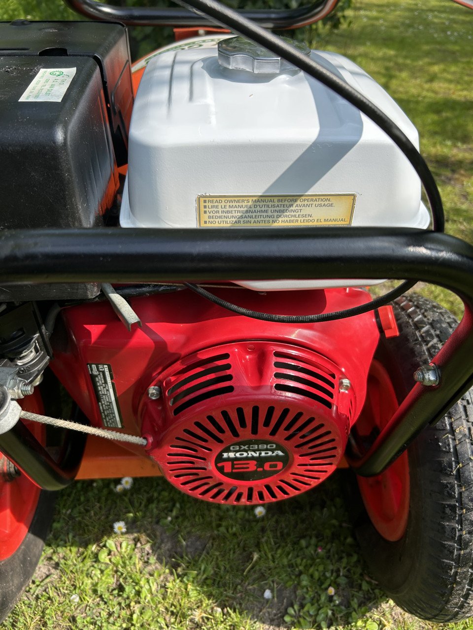 Zeer krachtige Billy Goat bladblazer Honda GX390