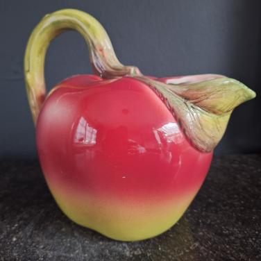 Puntgave brocante waterkan, appel