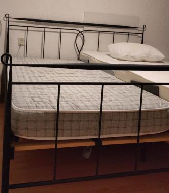 Tweepersoonsbed, gratis