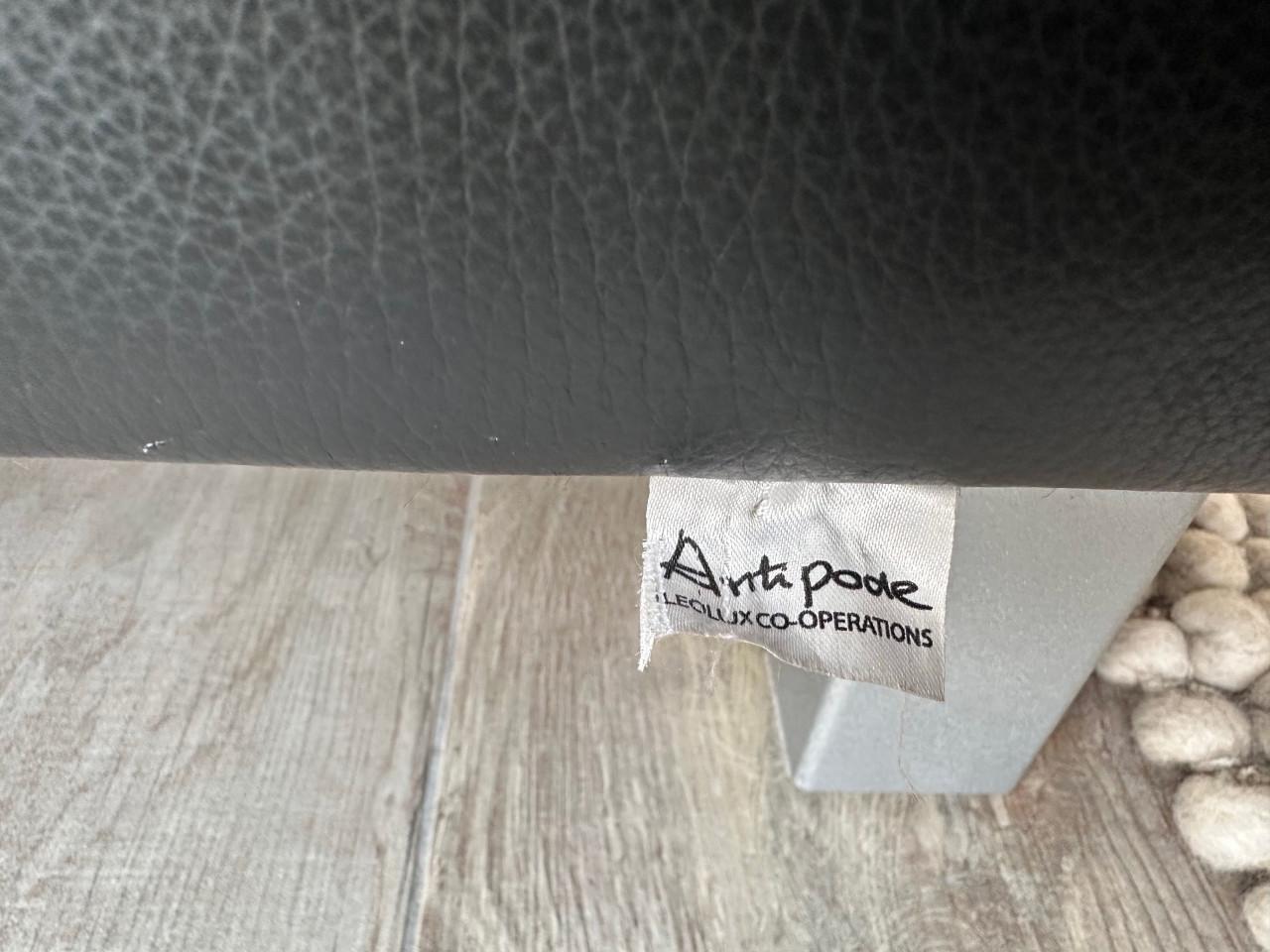 Pode / Leolux bankstel zwart leer