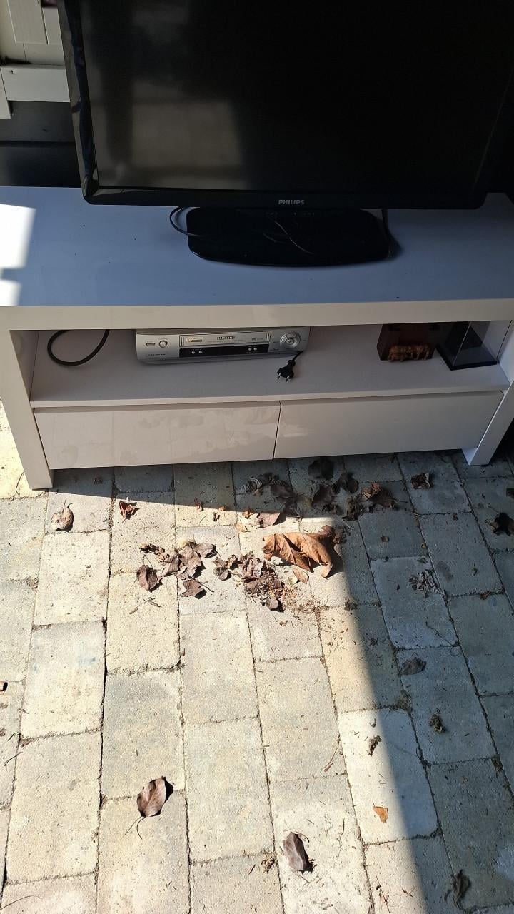 Tv dressoir hoogglans wit