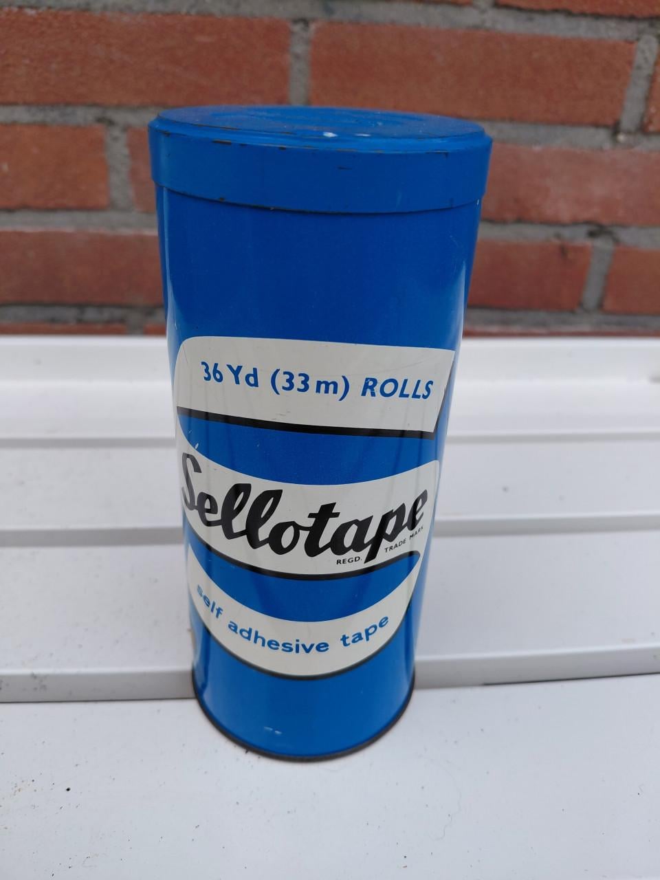 Oud winkelblik Sellotape