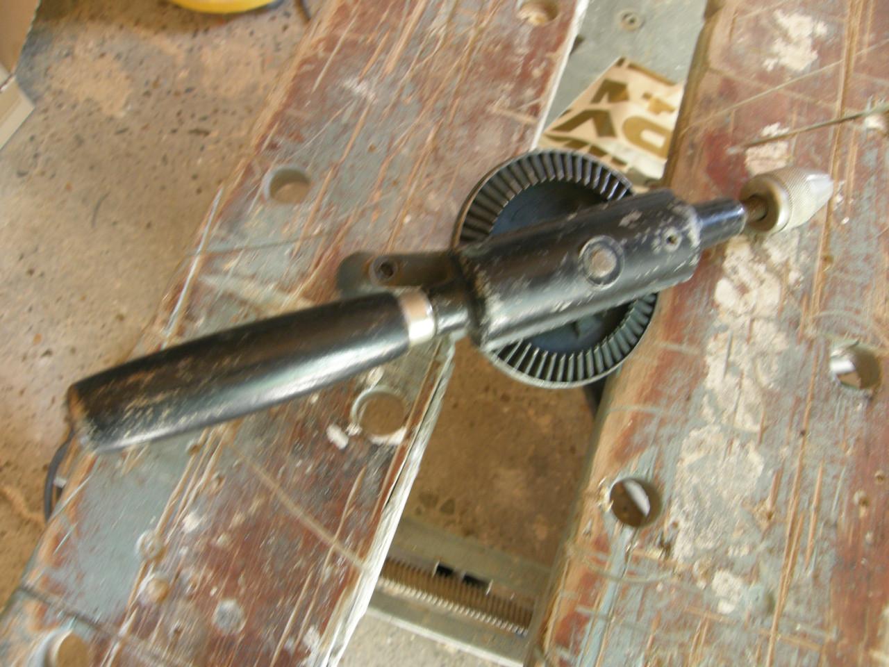 Hand boor antiek gereedschap