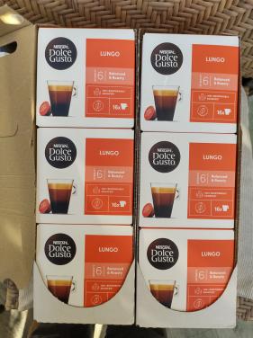 Dolce Gusto Nescafe cups. 6x 16 stuks. houdbaar tot 8-26