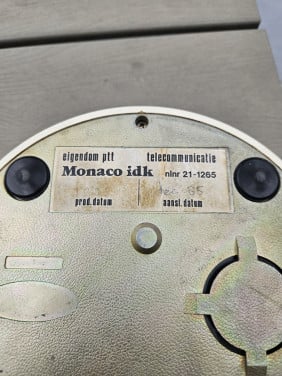 Leuk origineel jaren 80 vintage PTT Monaco IDK design Telefoon