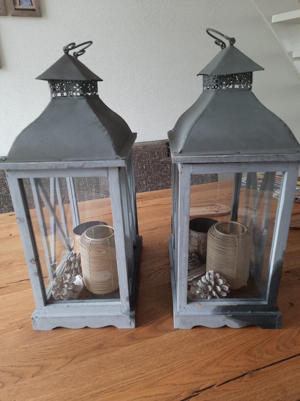 Windlichten, grijs