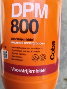 Voorstrijk en impregneer middel 5 euro