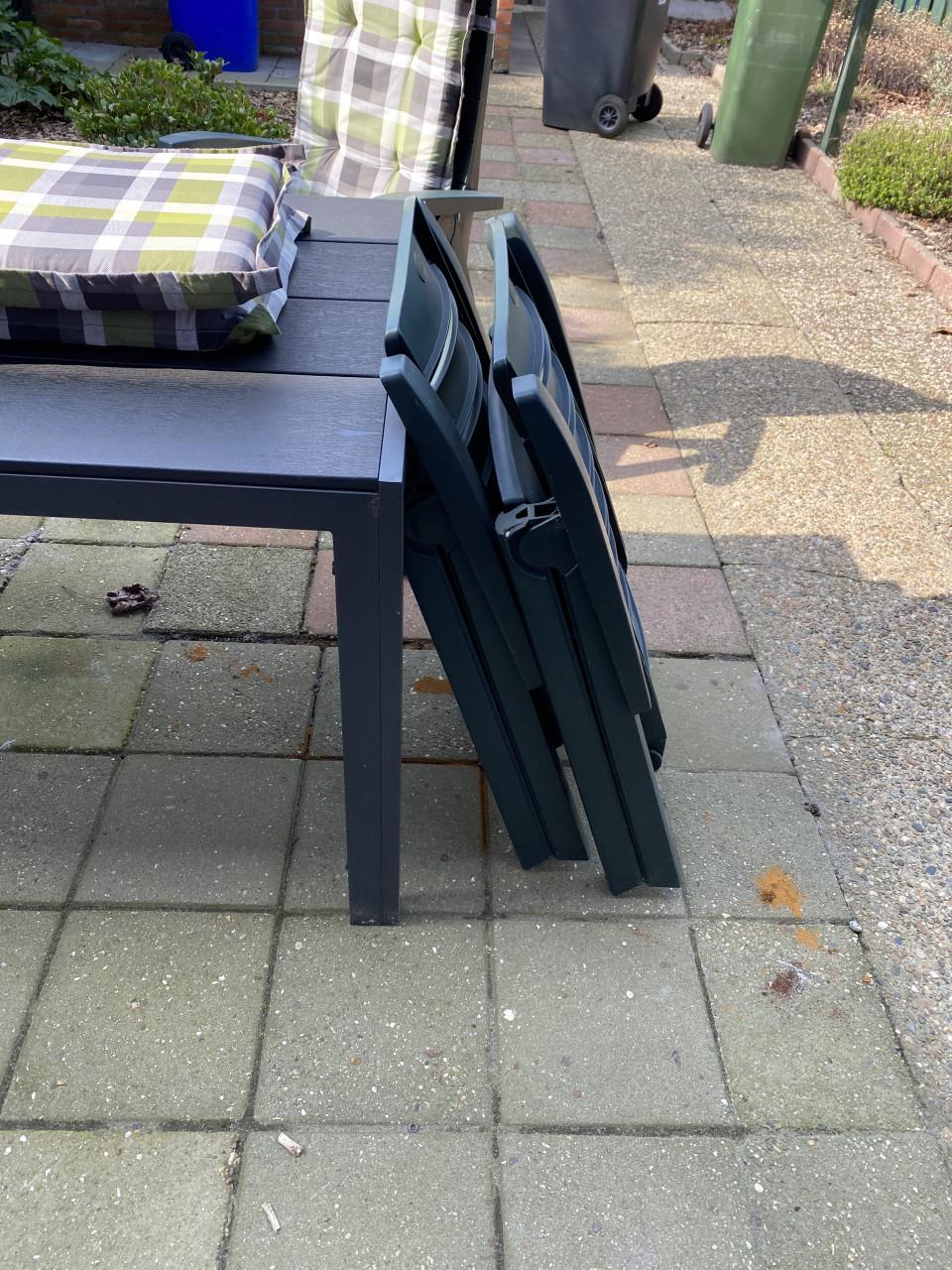 Kunststof tuinset van Hartman inclusief kussens