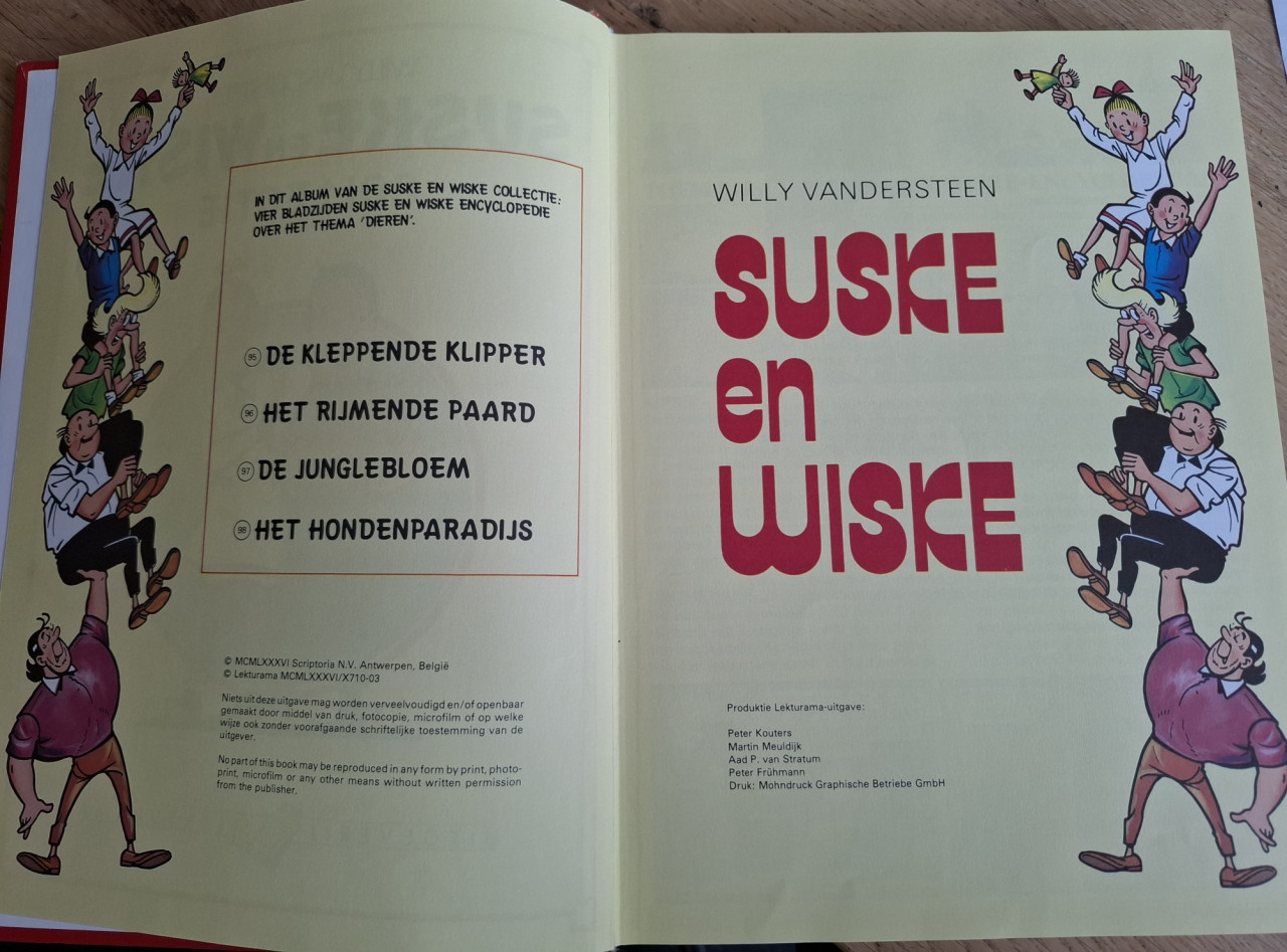 Suske en Wiske Collectie: De Kleppende Klipper / Het Rijmende Paard / ....