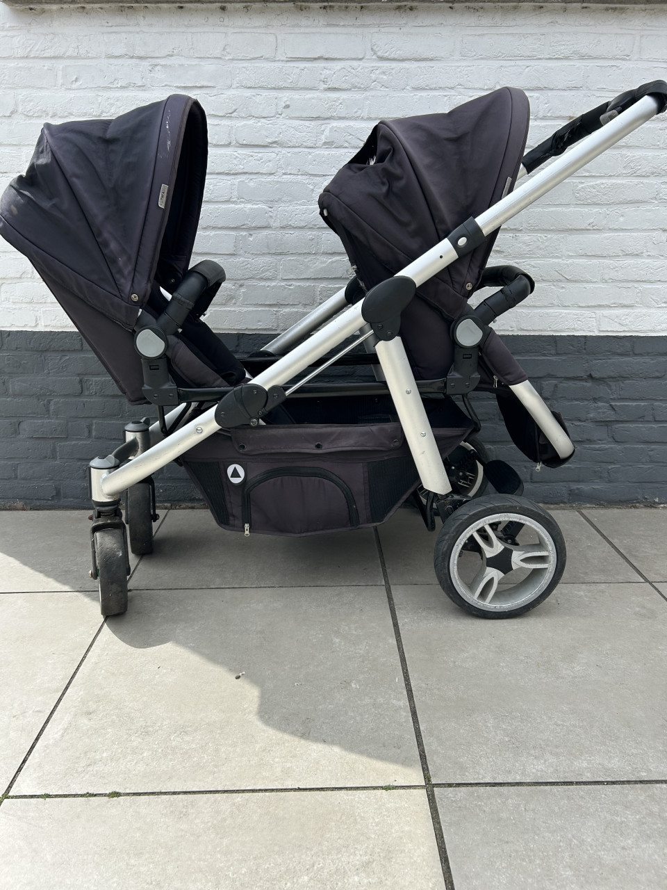 Dubbele kinderwagen