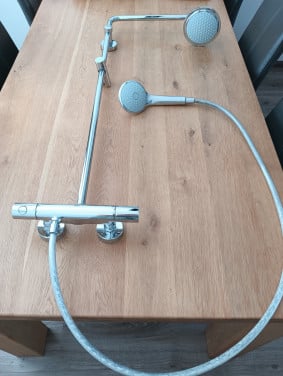 Grohe douchekraan met regendouche