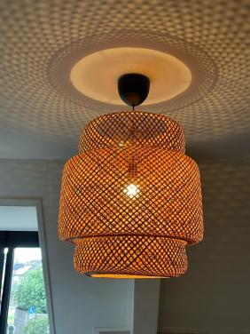 IKEA SINNERLIG Hanglamp Bamboe Handgemaakt 50 cm