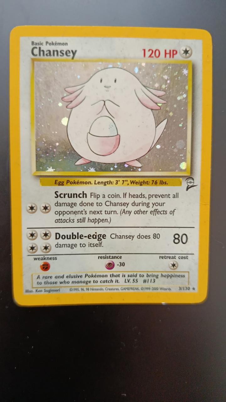 Pokémon Chansey Holo – Base Set 2 – 3/130