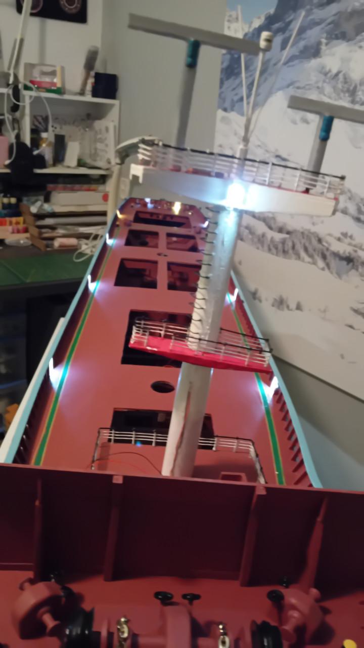 Container schip modelbouw