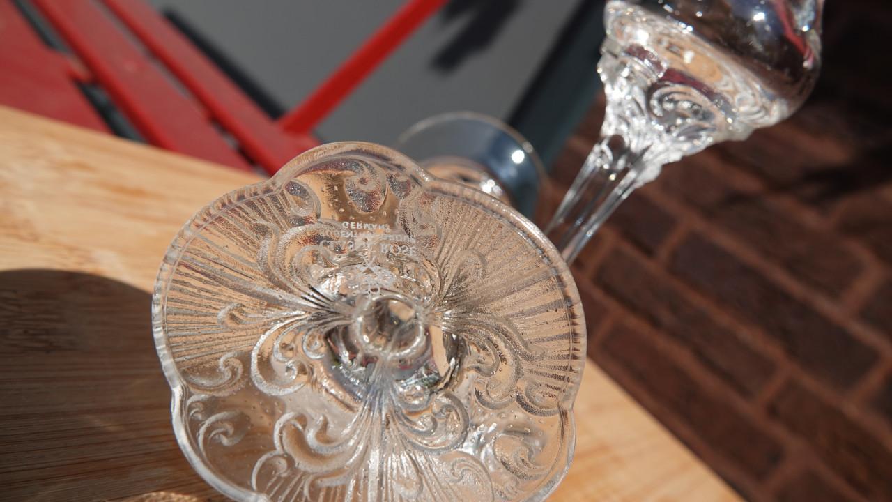 2 Rosenthal Classic Rose kristallen kandelaars Monbijou vintage