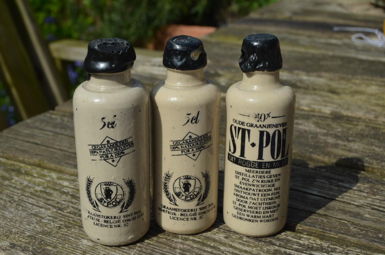 Diverse miniatuur flesjes meest Belgische jenever (4)