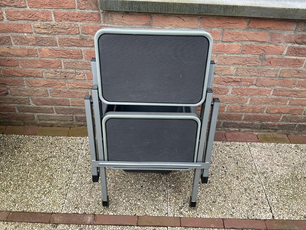 Inklapbaar caravantrapje 2 treden