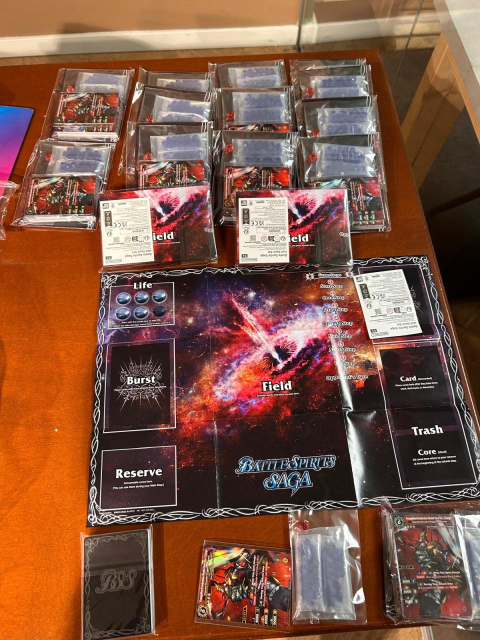 🌌 Grote Partij Battle Spirits Saga: 10+ Demo Decks & Speelmatten