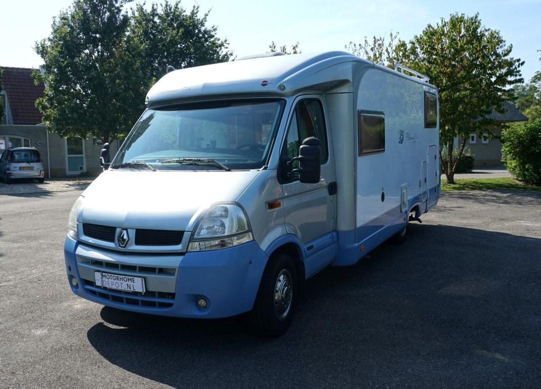 Burstner Delfin T695 met 141.000km op basis Renault Master 3 Liter