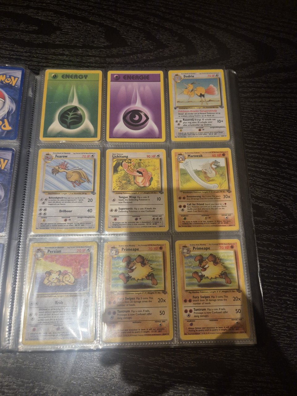 2 Pokemon mappen 1999 oude kaarten