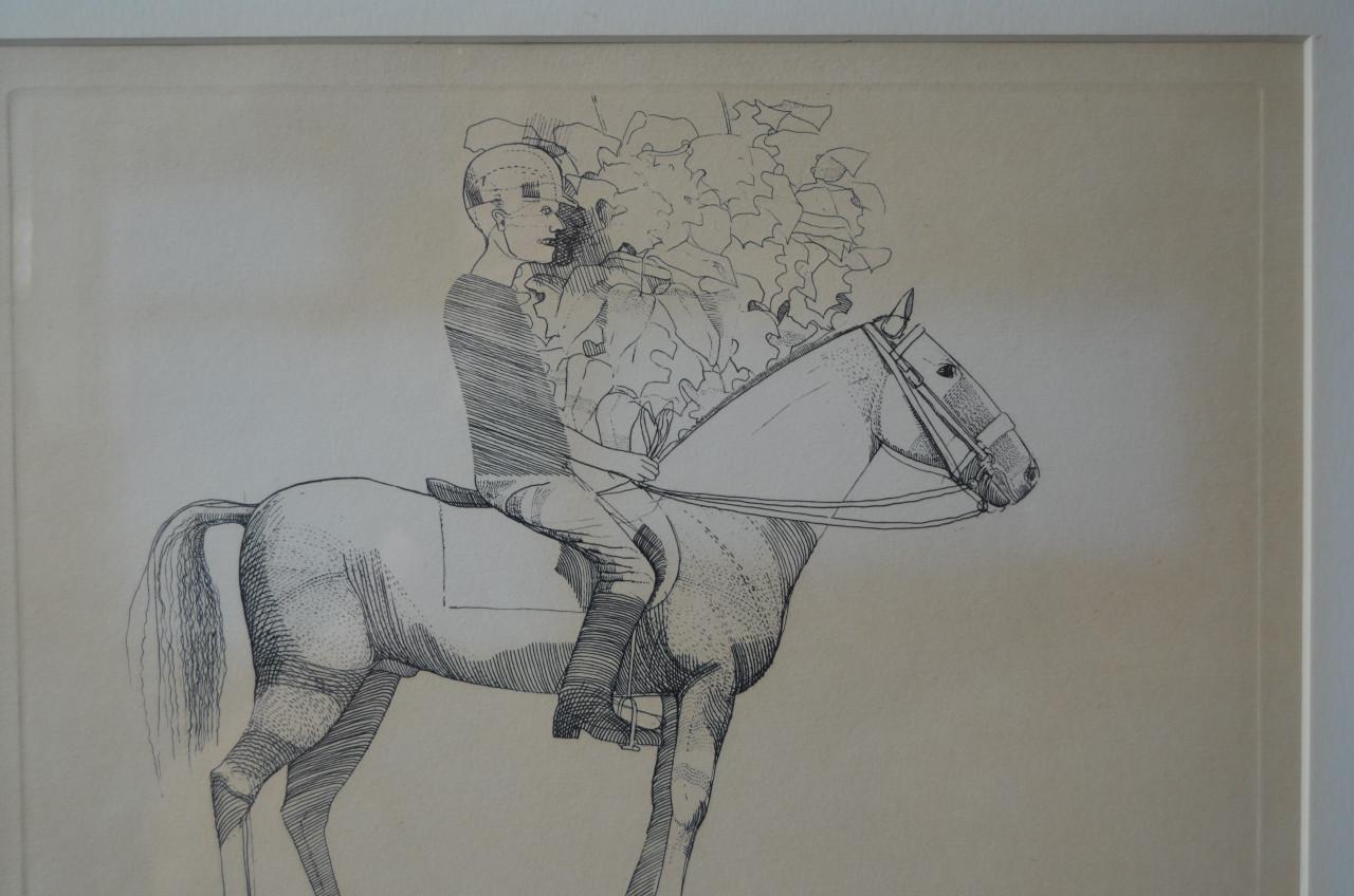 2 Etsen Aat Verhoog pendant gedrukt, gesigneerd/genummerd