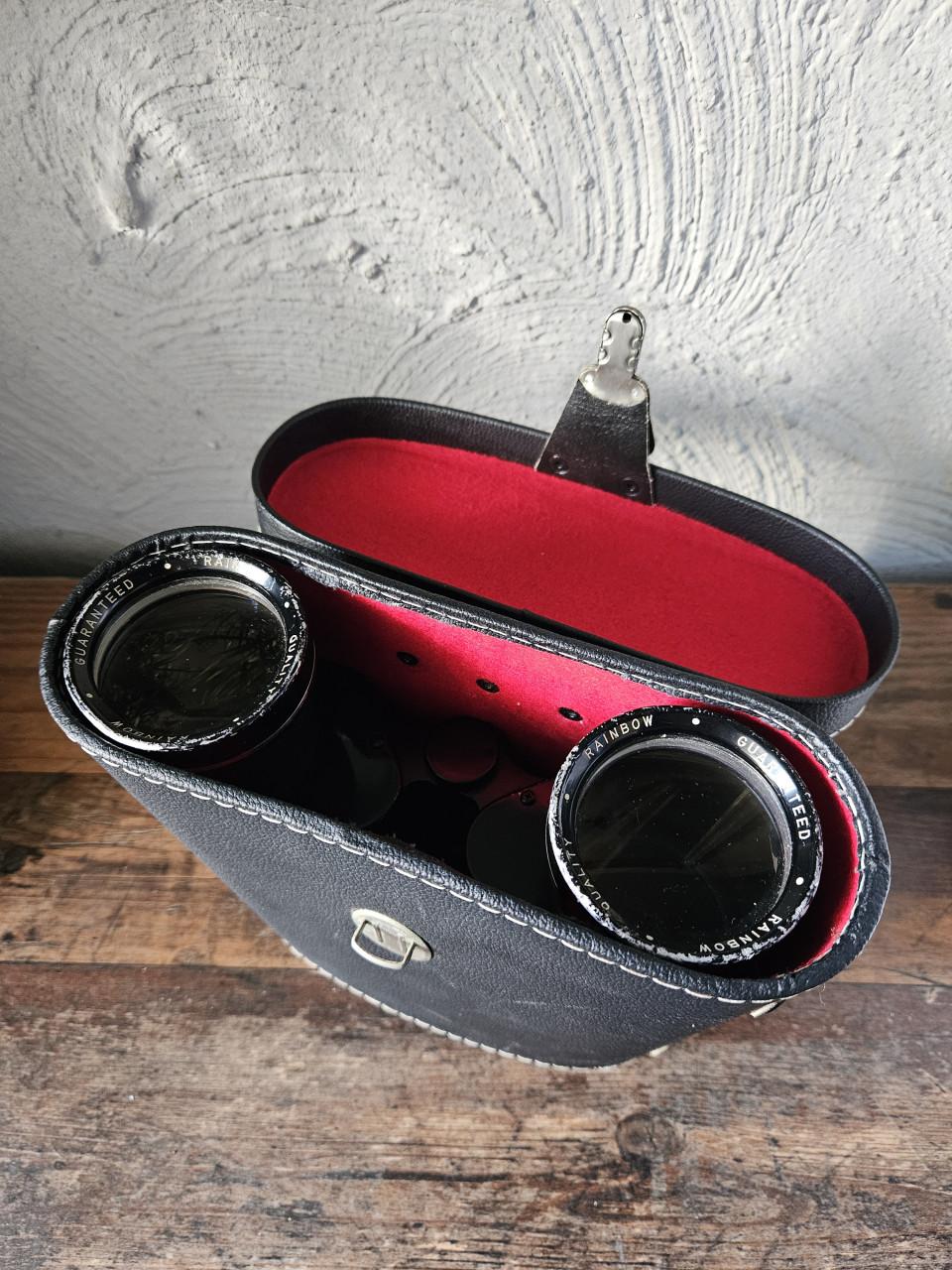 Vintage Rainbow Verrekijker 7x50 met originele tas
