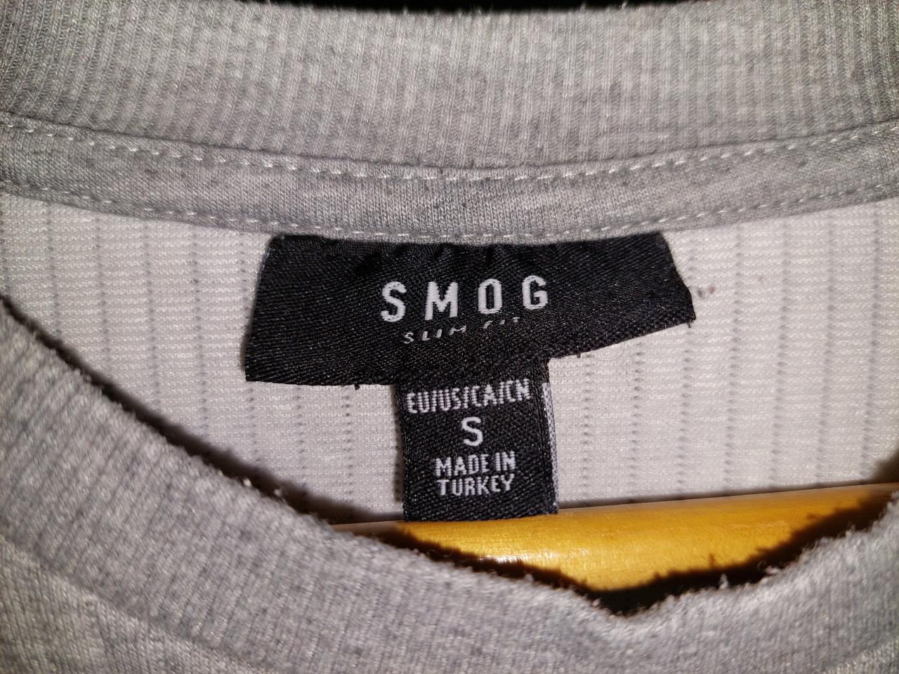 2 Smog herensweaters mt small grijs & marineblauw