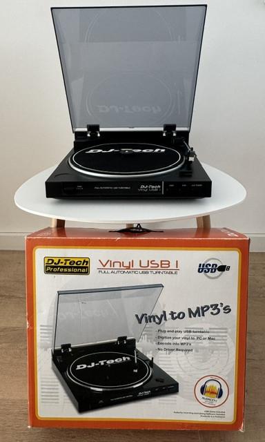 “DJ‑Tech Professional” USB Platenspeler – Vinyl naar MP3, Compleet