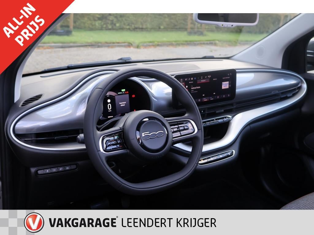 Fiat 500 la prima 42 kwh rijklaarprijs|12 maanden bovag garantie