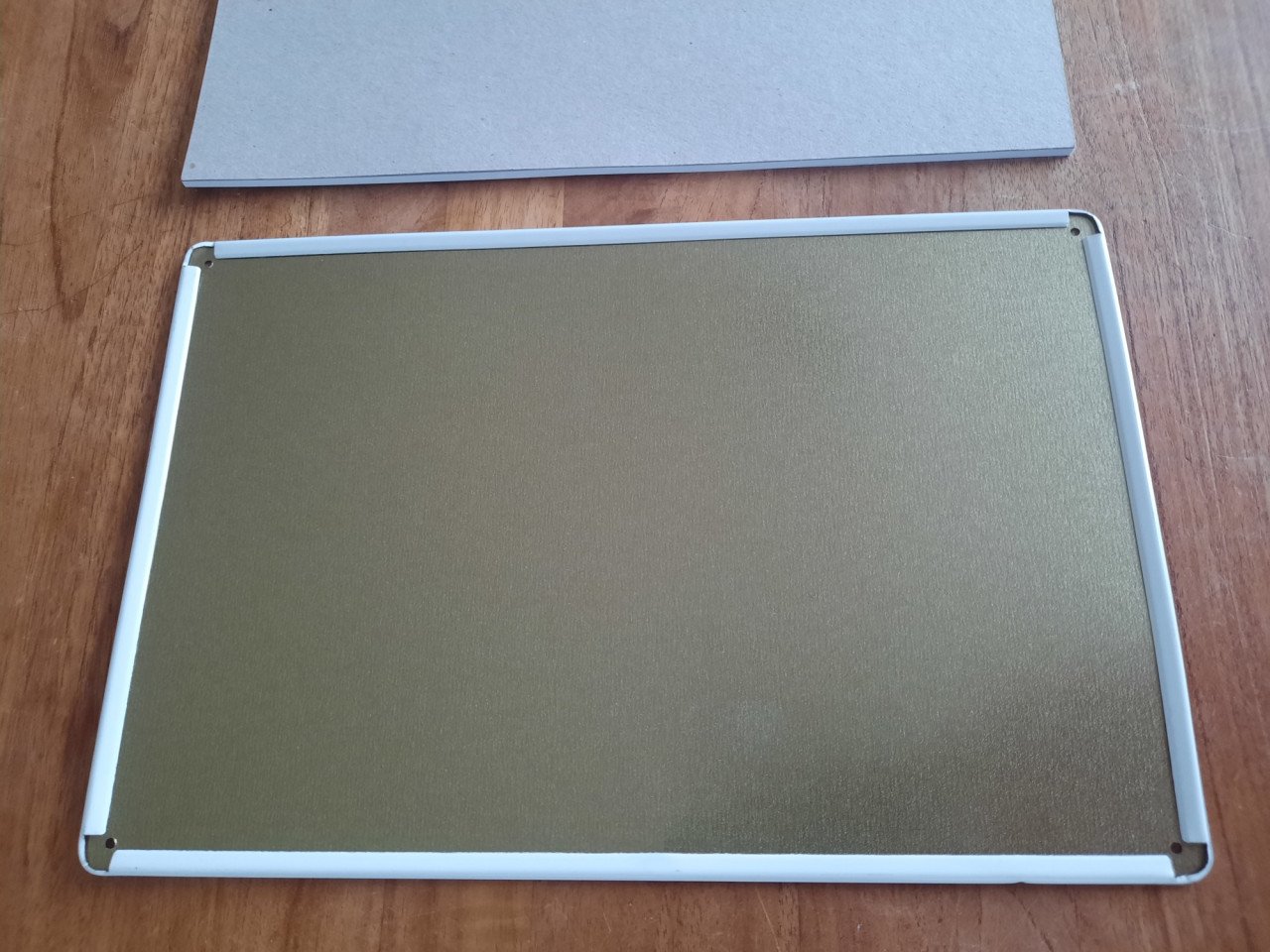 John Deere metalen bord 20 x 30 cm