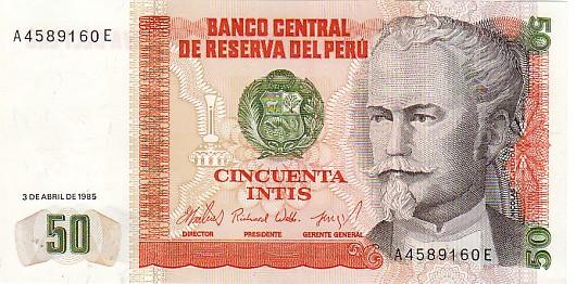 Biljetten Peru  UNC