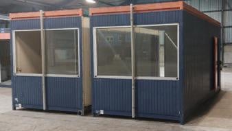 6x5m kantoorunit / bouwkeet / woonunit / tiny house