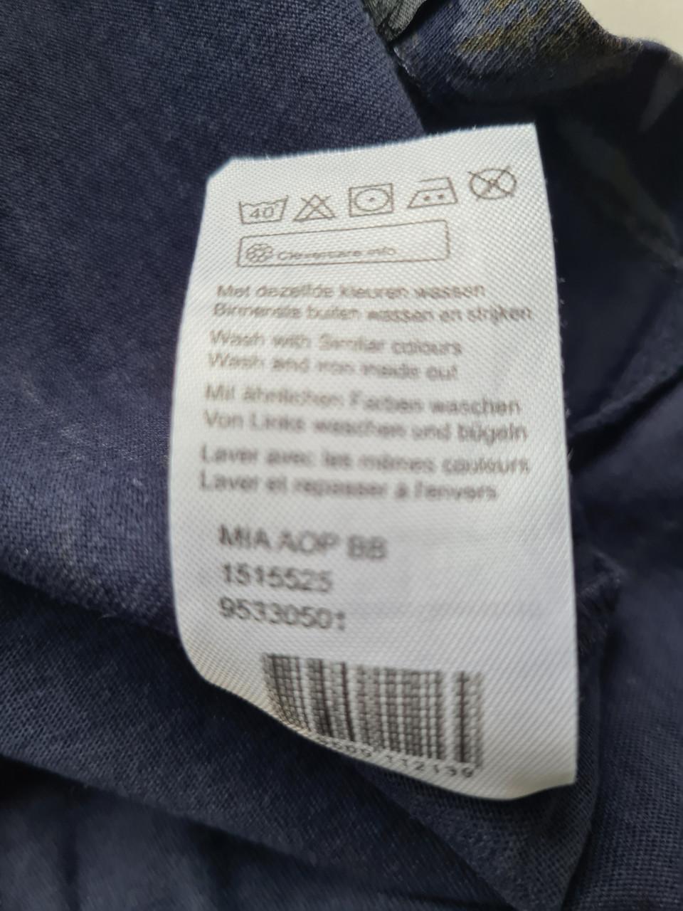 WE donker blauw / blauw print Tshirt Maat XXL