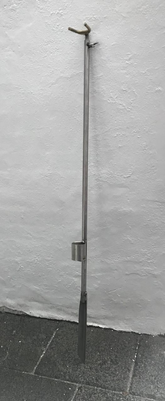 Uitschuifbare rvs hengelsteun