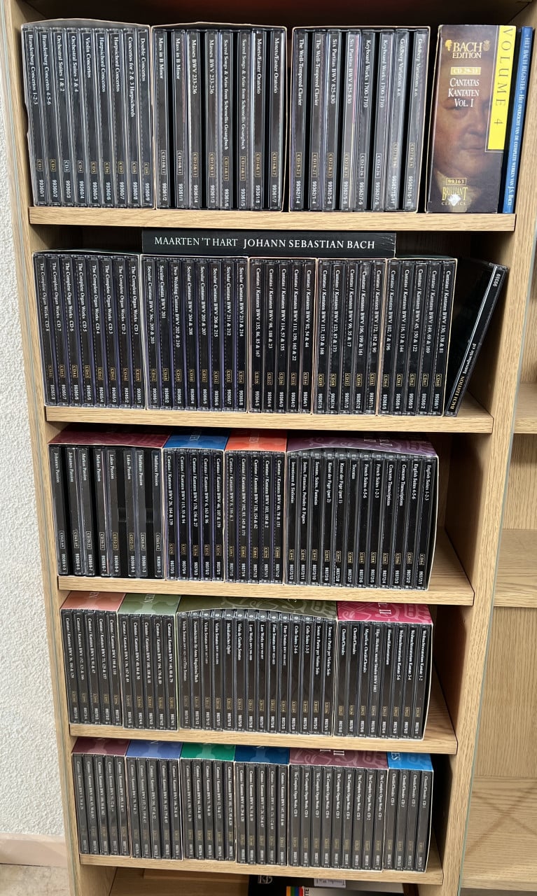 Complete werken JS Bach op cd