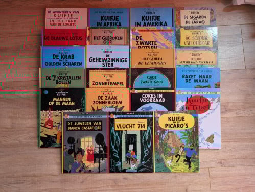 23 Kuifje boeken - hardcover - zgan