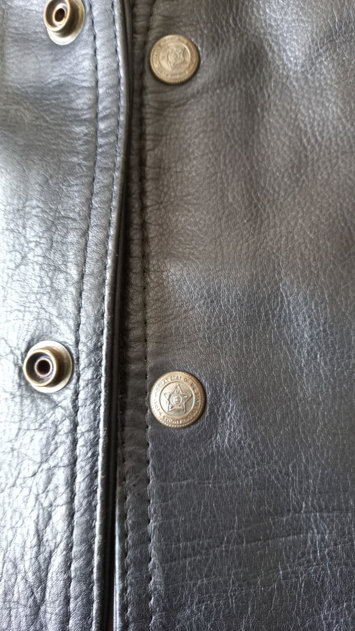 Lederen gilet