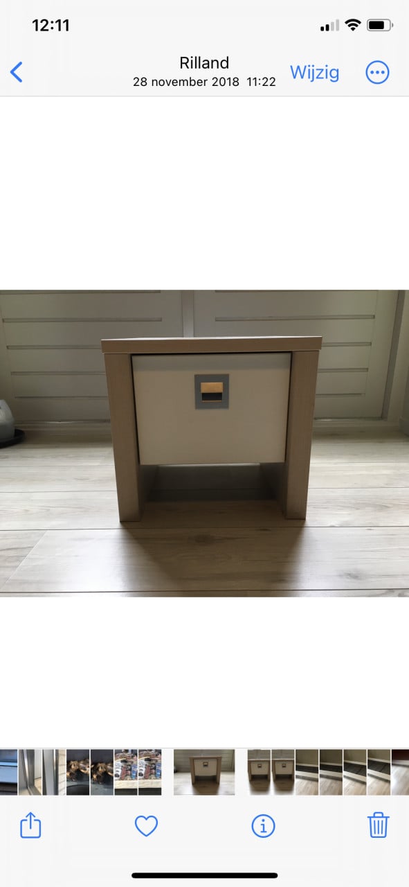 Volledige slaapkamer whitewash eiken/alpinewit.