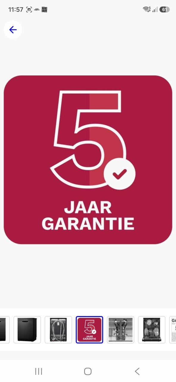 Te koop vaatwasmachine