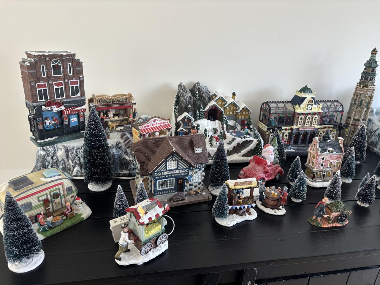 Kerst huisjes luville, intratuin etc