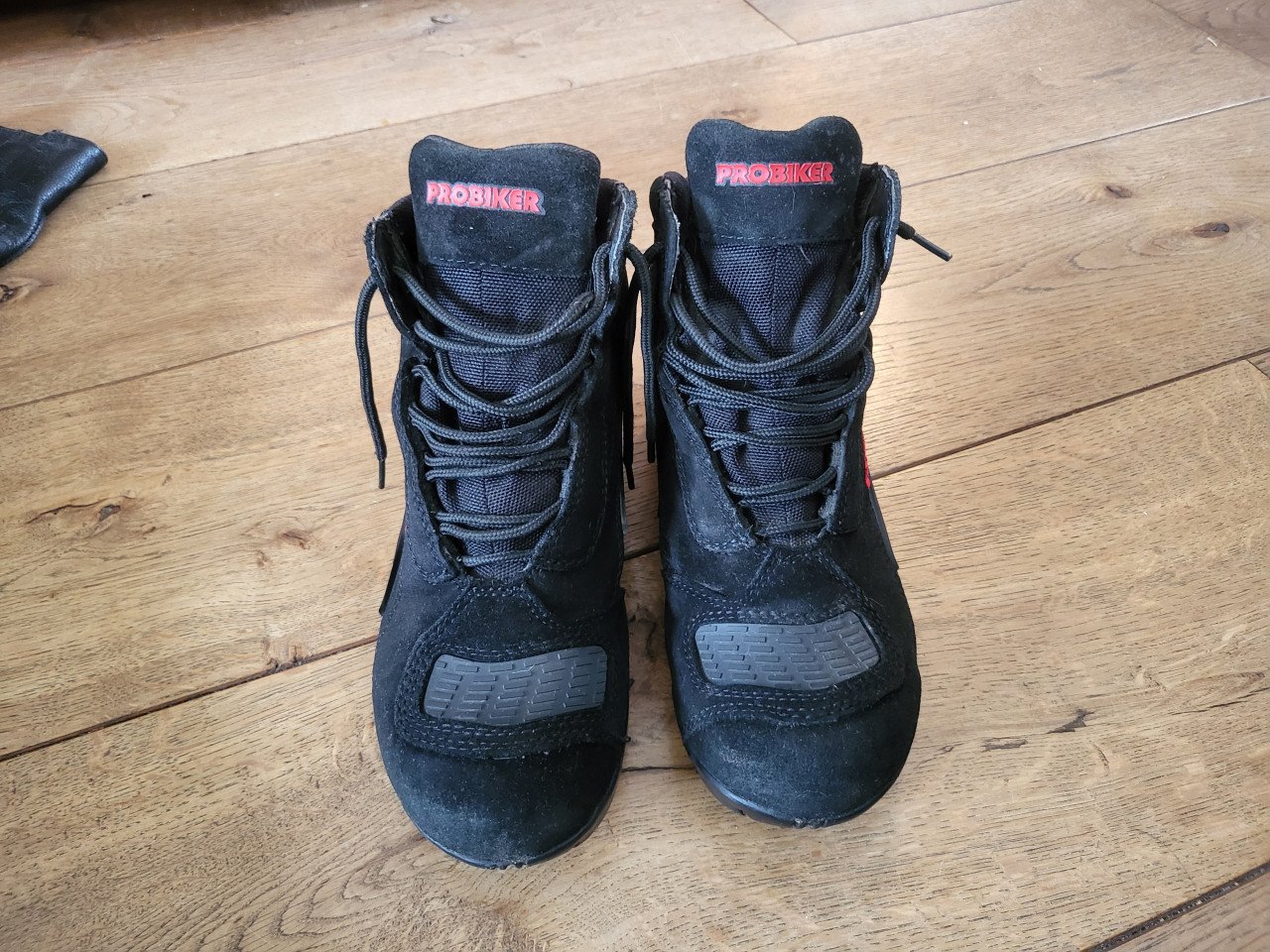 Motorjas, broek en schoenen