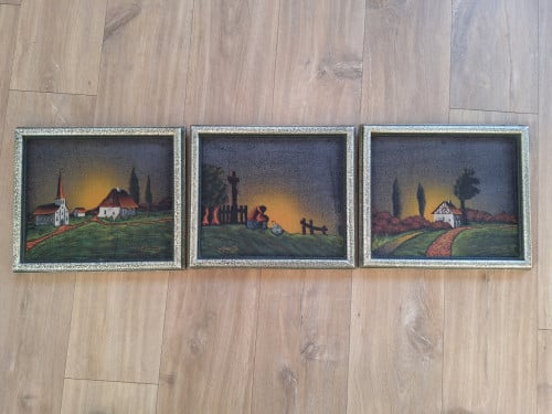 3 schilderijtjes
